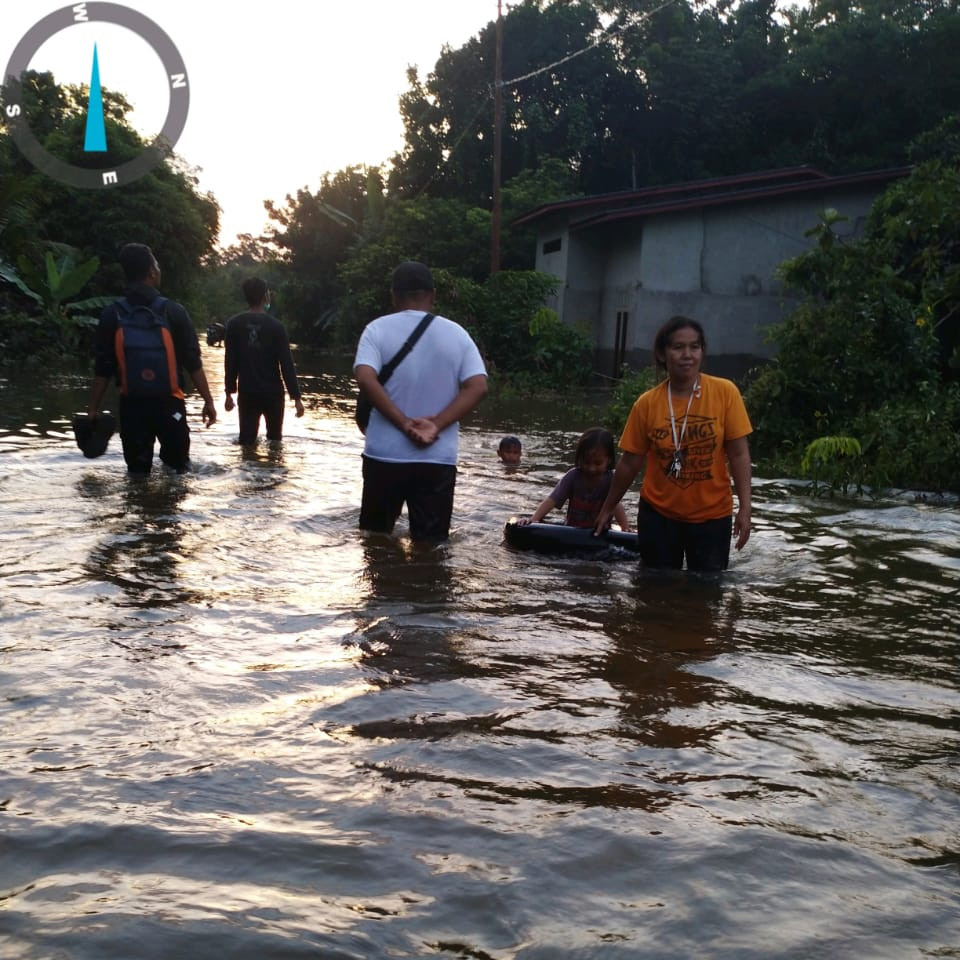 Banjir Rendam Rumah Warga Dua Kecamatan di Kabupaten Ketapang