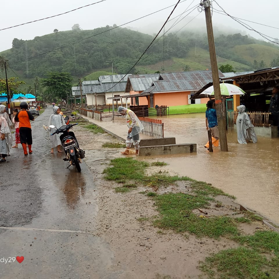 Sebanyak 76 Rumah di Dua Desa terendam Banjir Boalemo