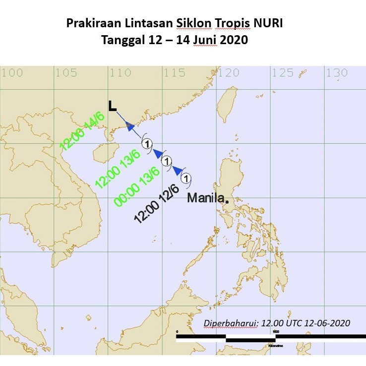 Waspada Dampak Siklon Tropis Nuri