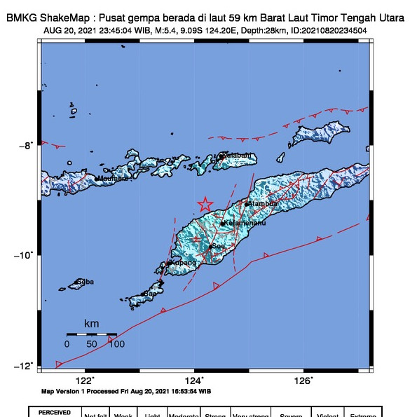 Warga Timor Tengah Utara Rasakan Guncangan Tiga Detik Gempa M5,1