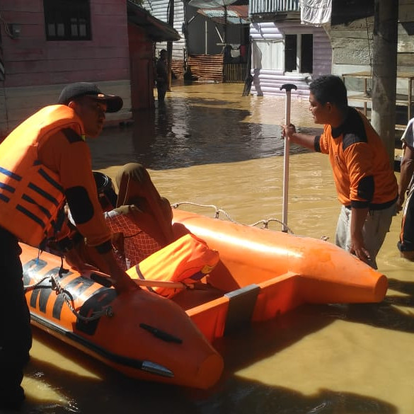 Sungai Krueng Langsa Meluap, 722 Unit Rumah Warga Kota Langsa Terendam