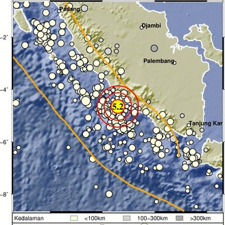 Warga Bengkulu Rasakan Guncangan Kuat Beberapa Detik Gempa M5,2