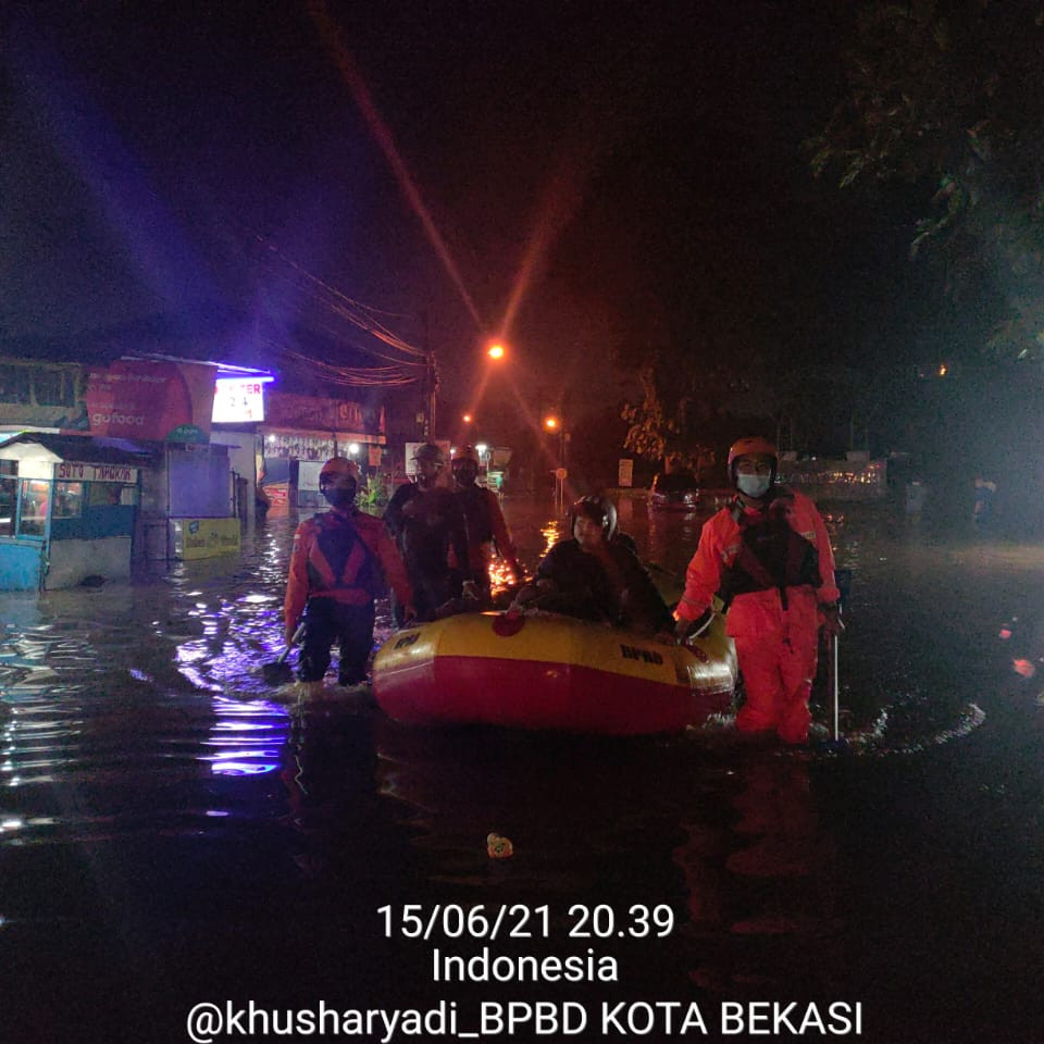 Hujan Intensitas Tinggi, Sejumlah Kecamatan Terdampak Banjir di Kota Bekasi