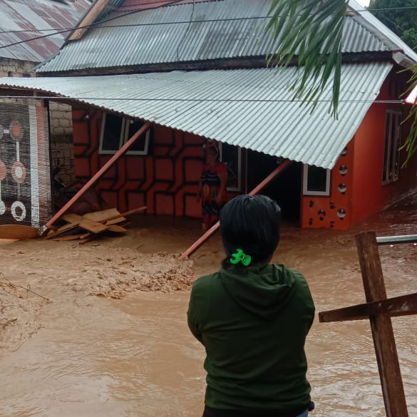 Banjir yang Berdampak pada 2.300 Warga Kabupaten Gorontalo Berangsur Surut