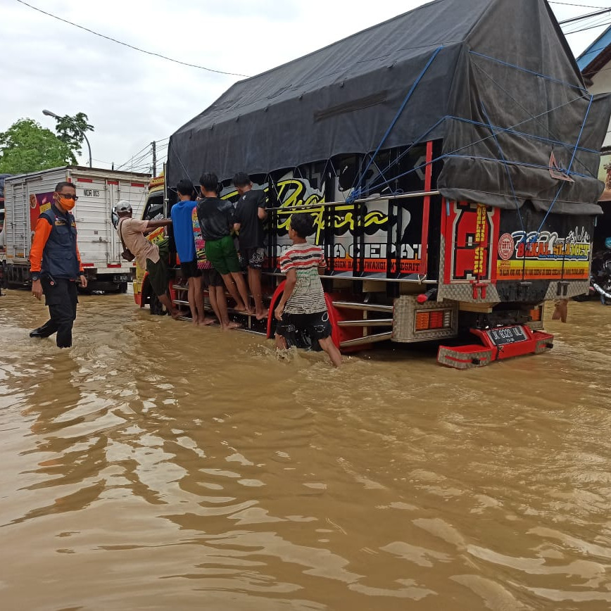 Banjir Bangkalan Terjadi Dini Hari Berangsur Surut