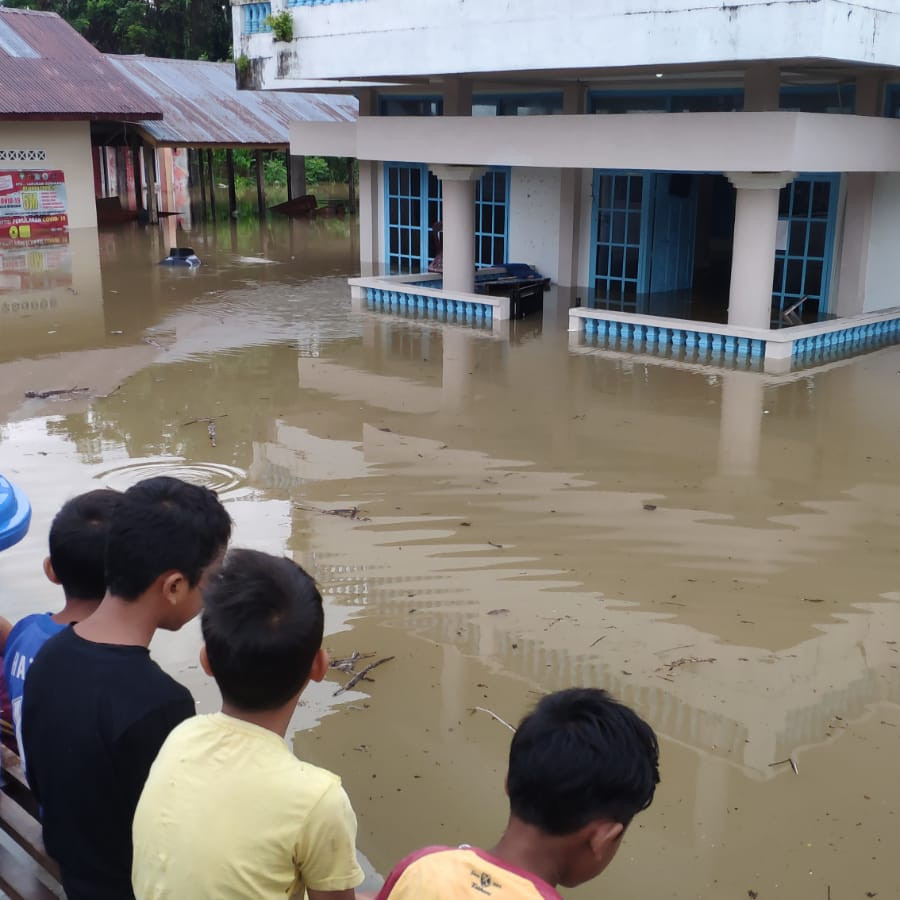 Dalam Sehari Banjir Melanda Beberapa Wilayah Aceh Besar dan Aceh Jaya