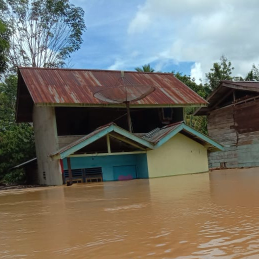 Sebanyak 10 Desa Terdampak Banjir di Kabupaten Landak