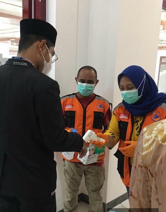 BNPB Distribusikan 111.500 Masker Selama Perhelatan STQ Nasional di Maluku Utara