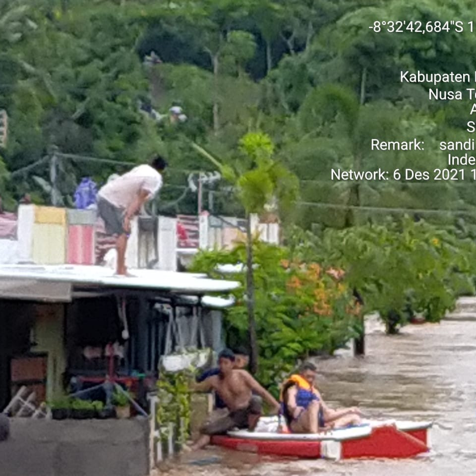 Cuaca Ekstrem Sebabkan Banjir yang Berdampak pada 404 KK Warga Lombok Barat