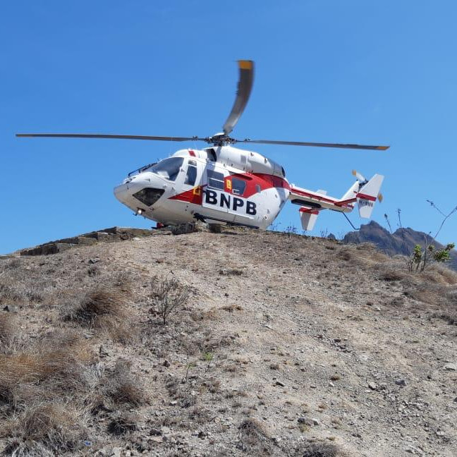 BNPB Efektifkan Penggunaan Helikopter pada Penanganan COVID -19