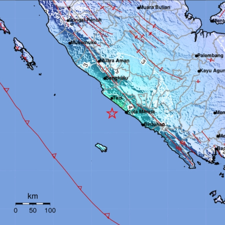 Gempa M5,8 Dirasakan Kuat, Warga Bengkulu Sempat Panik