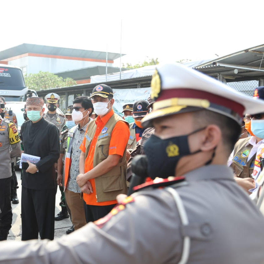 Doni Monardo Tinjau Kesiapan Pos Penyekatan GT Palimanan