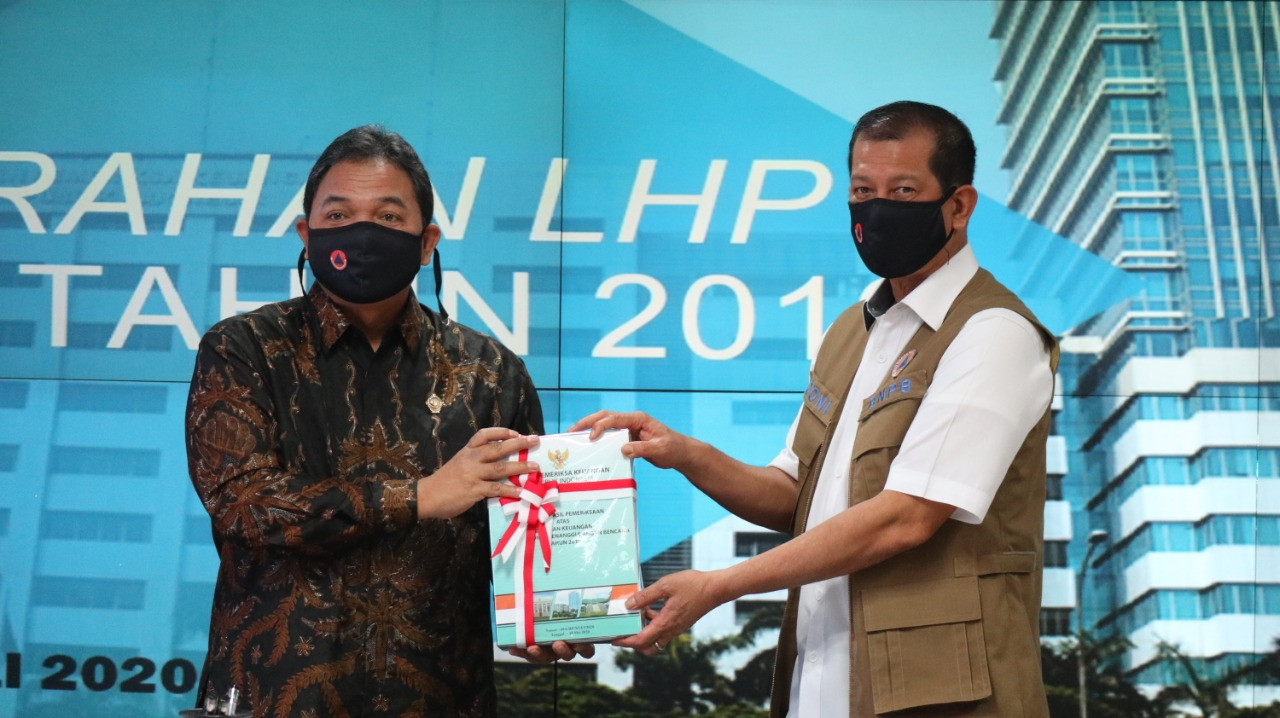 BNPB Raih Opini WTP untuk Kesembilan Kalinya