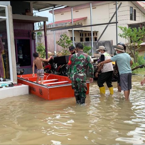 Banjir Masih Genangi Beberapa Titik Kota Samarinda