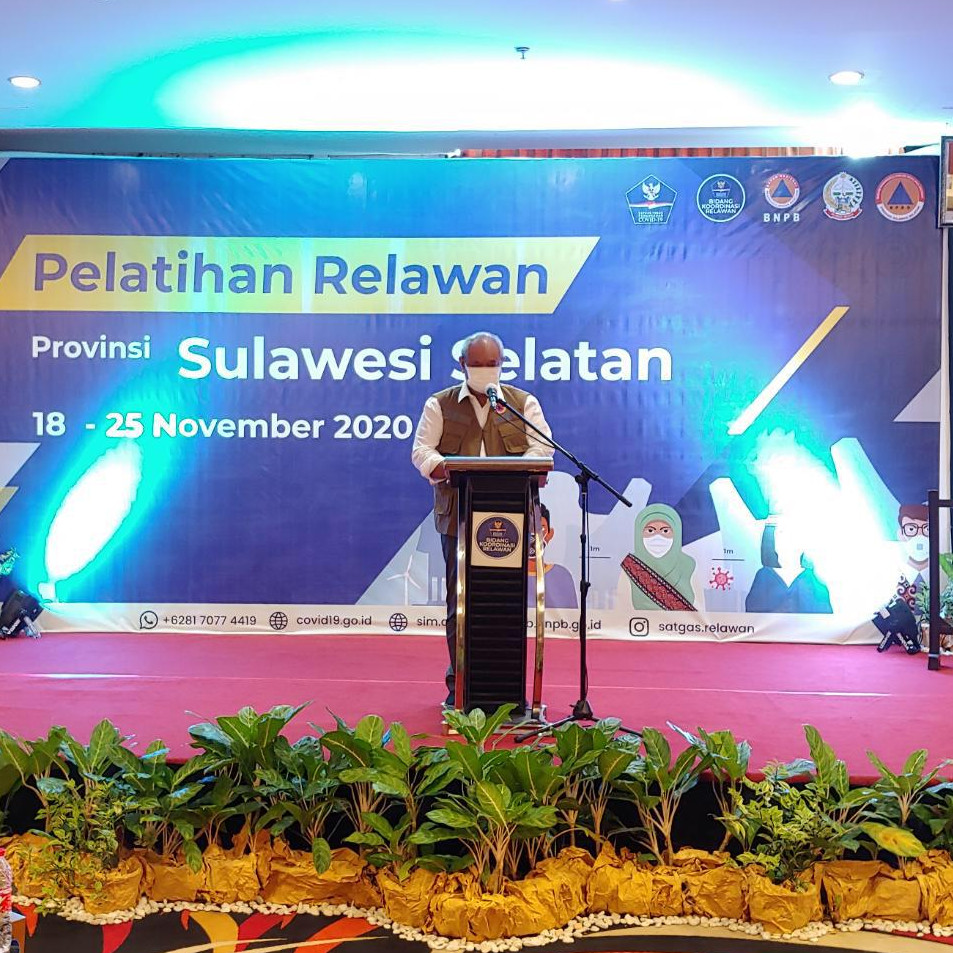 BNPB Latih 1.000 Relawan COVID di Sulawesi Selatan