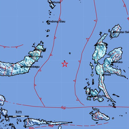 Rasakan Guncangan Sedang Gempa M5,8, Masyarakat Kota Bitung Sempat Panik