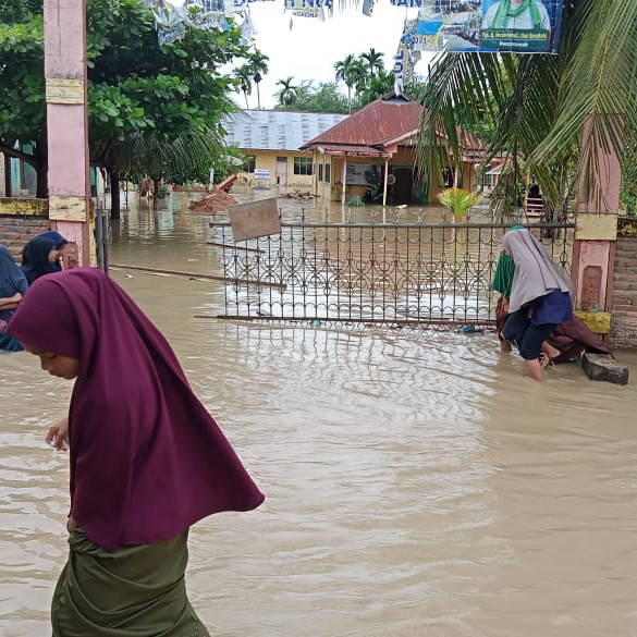 Empat Kecamatan di Aceh Utara Terdampak Banjir, 552 Rumah Warga Terendam