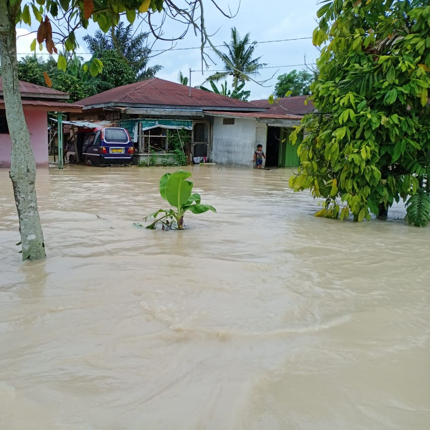 Banjir Beberapa Wilayah Serdang Bedagai Belum Surut