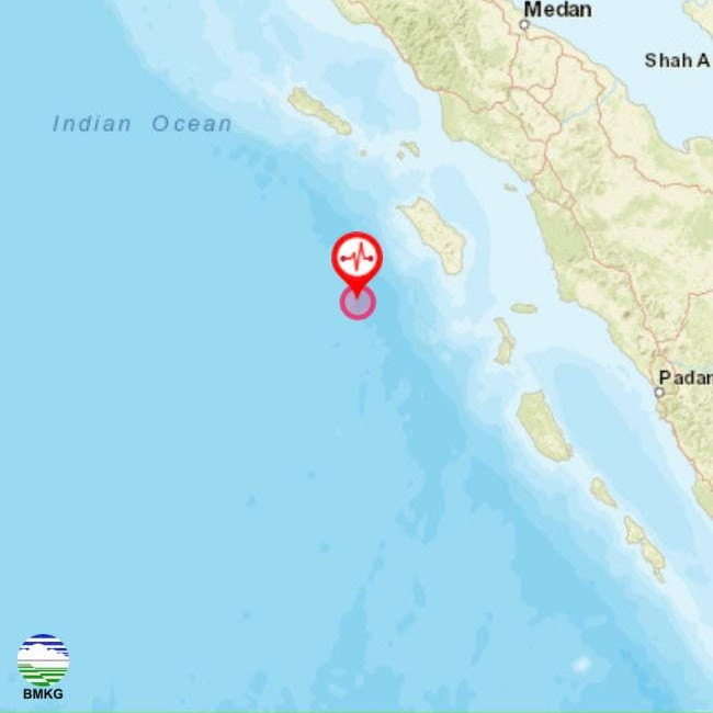 BMKG Mutakhirkan Gempabumi Nias Barat Menjadi M 6.7 dan Ada Aftershock M 5.2