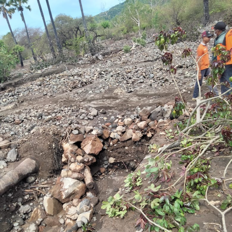 Banjir di Lembata, Satu Jalan Penghubung Desa Sempat Terputus