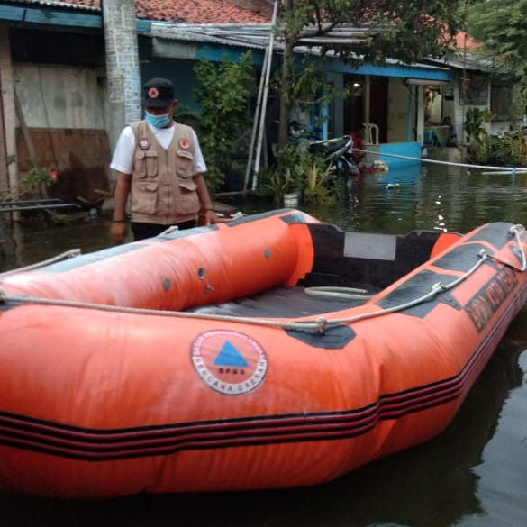 Air Laut Pasang Rendam 187 Rumah Warga di Kota Tegal