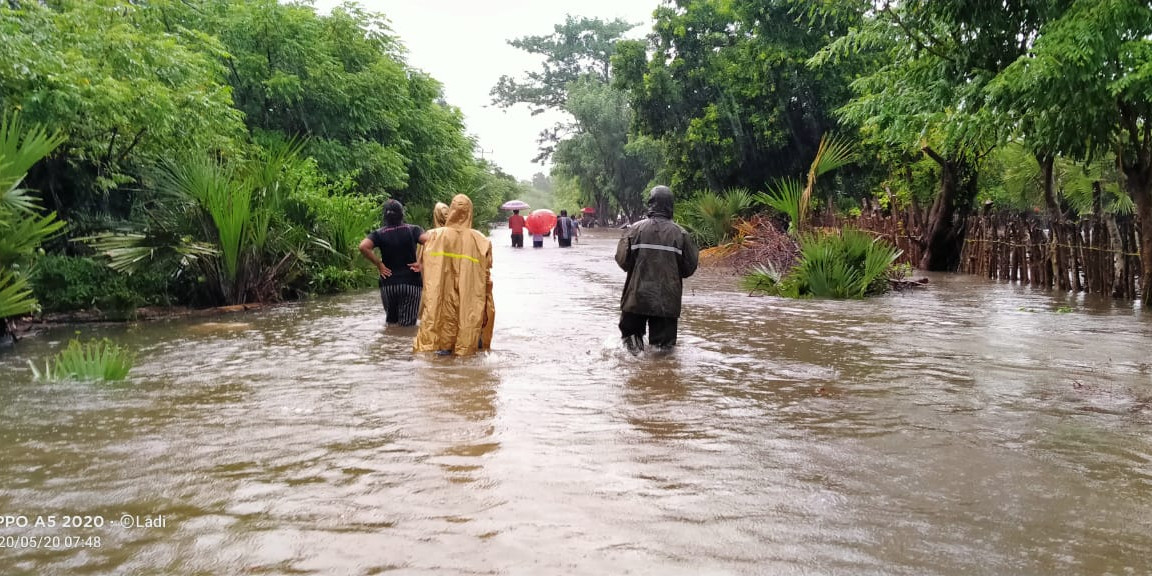 Banjir Sumba Timur Hanyutkan Dua Rumah Warga