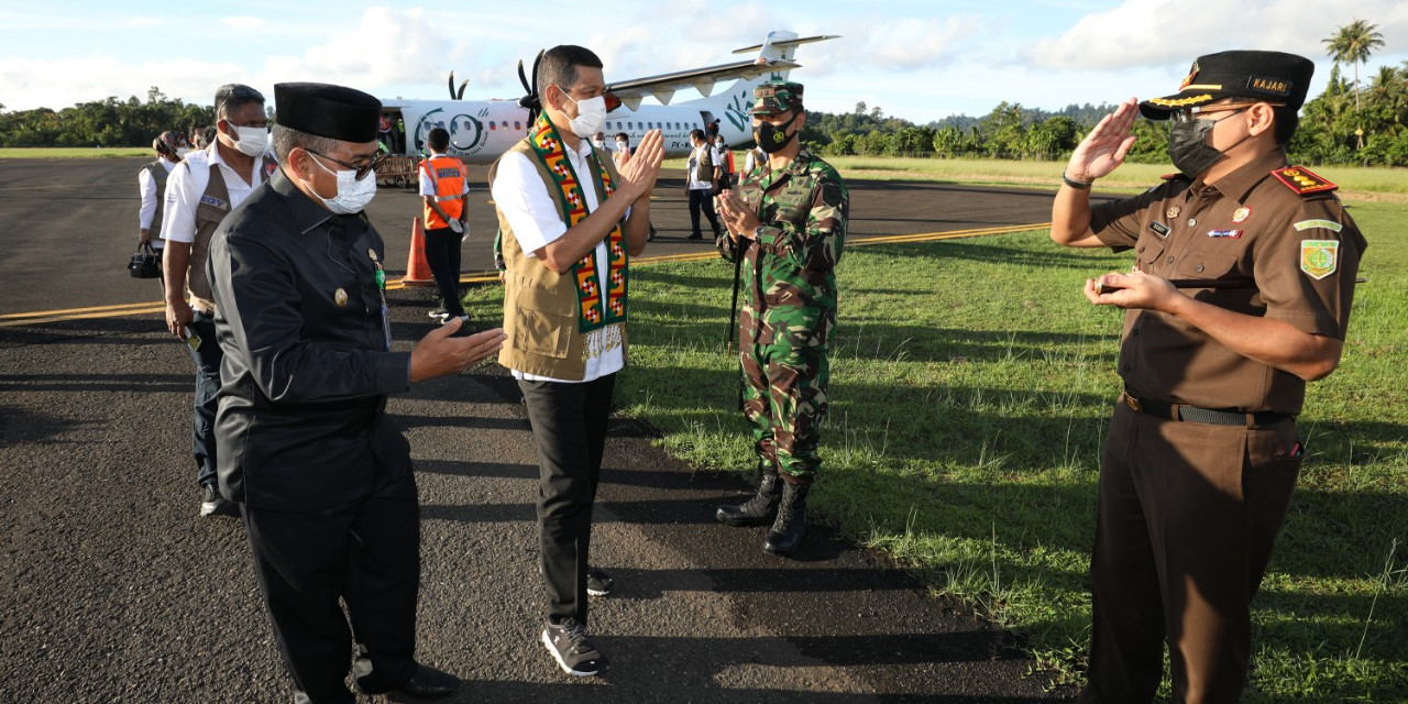 Mendarat di Pulau Simeulue, Doni Monardo Ingin Belajar ‘Smong’ dari Kearifan Lokal