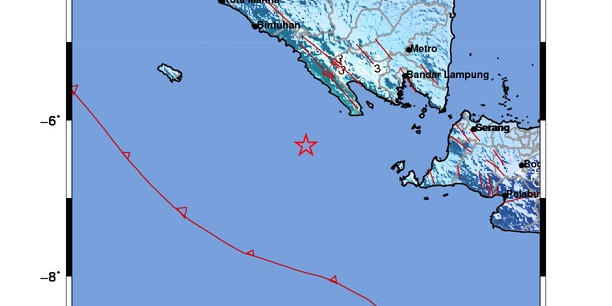 Guncangan Kuat Gempa M5,5 di Kabupaten Tanggamus