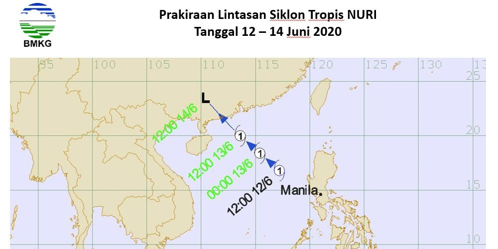 Waspada Dampak Siklon Tropis Nuri