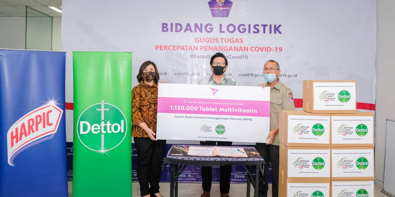 Reckitt Benckiser Indonesia Bantu Multivitamin Penanganan COVID-19