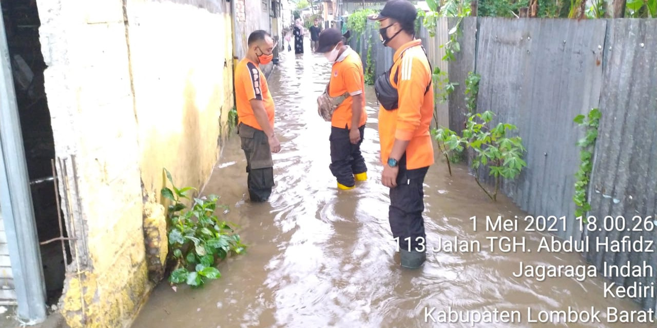 Banjir Landa Lombok Barat, Ratusan Rumah Warga Terendam