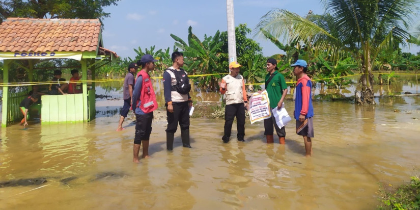 Waduk Wotan Jebol, Lima Desa di Gresik Terendam Banjir