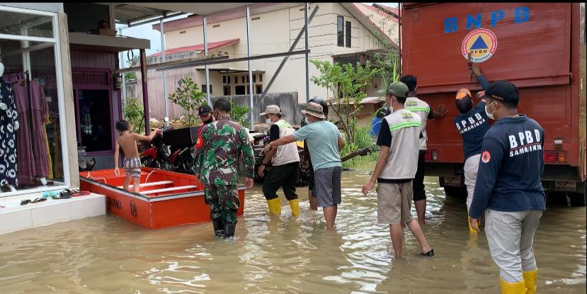 Banjir Masih Genangi Beberapa Titik Kota Samarinda